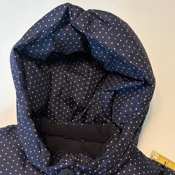 Gap baby Down snowsuit navy blue white polkadots, 18 to 24 months - Picture 5 of 11